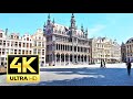 Walk in BRUSSELS (Bruselas),  Belgium 🇧🇪- 4K