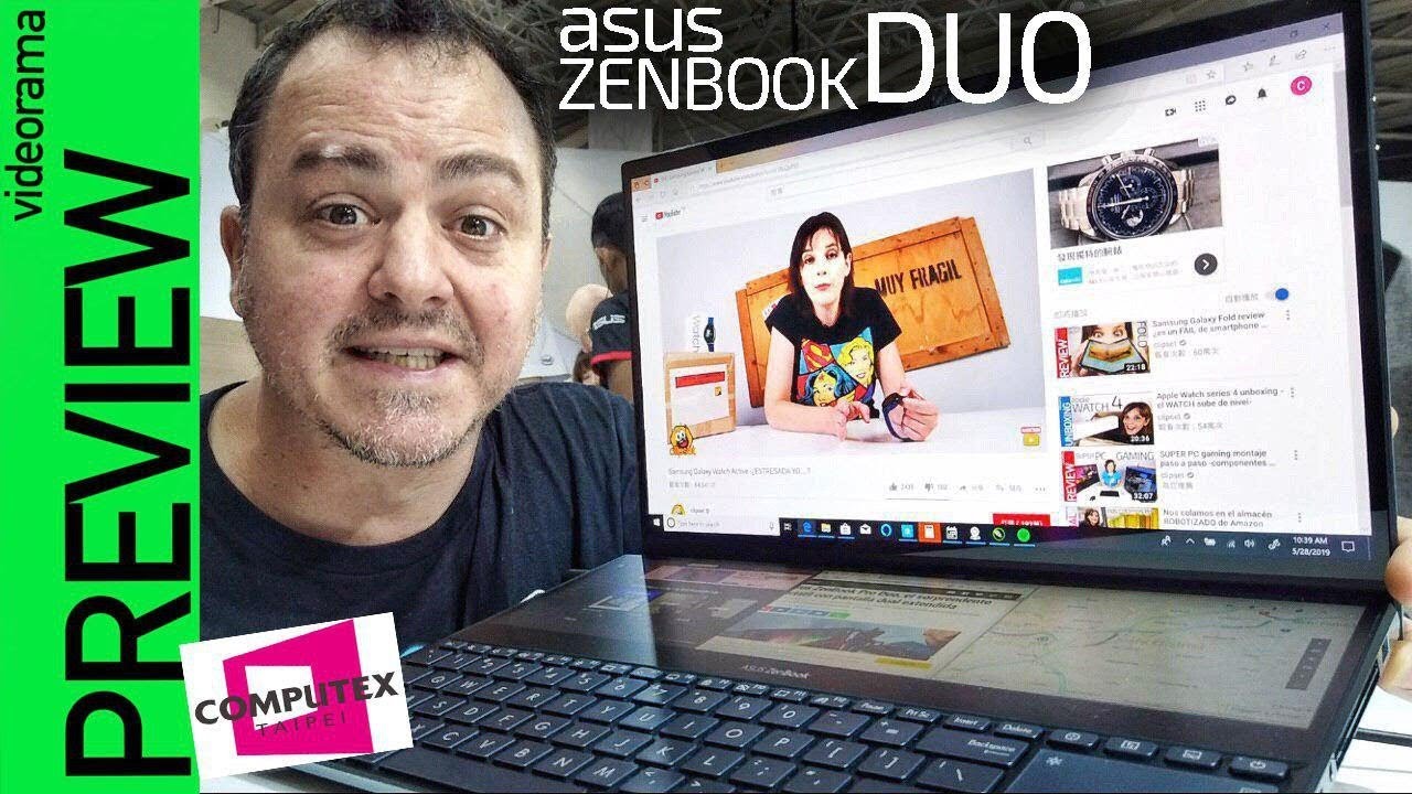 Computex: Asus ZenBook Pro Duo, portátil con doble pantalla 4K