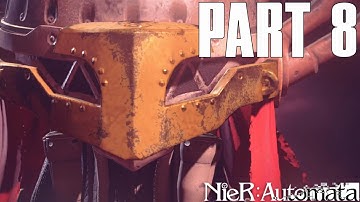 I MUST BE BEAUTIFUL! | NieR Automata Part 8 - 2B Campaign Gameplay Walkthrough (PS4 PC HD)