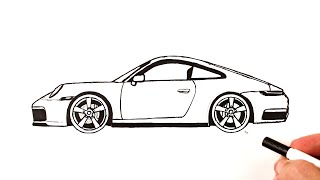 How to draw a car easy