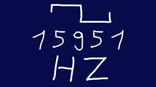 15951 hz square