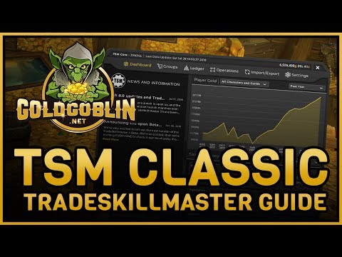 TSM TradeSkillMaster Classic Guide Deutsch (Update App geht siehe Beschreibung!)