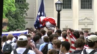 UNC frat brothers who held up American flag among RNC speakers