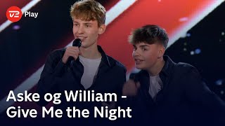 Aske og William synger ’Give Me the Night’ – George Benson (6 Chair Challenge) | X Factor 2024 |