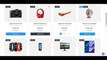 Responsive Ecommerce Website with Bootstrap 5 – Full Demo