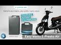 Scooter lectrique epresto air batterie allge autonomie conserve