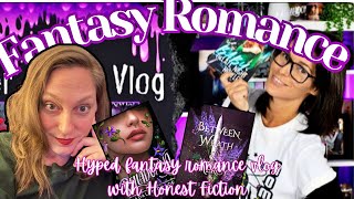 Reading Super Hyped Fantasy Romance Books | @HonestFiction TBR Takeover