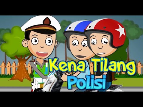 14 Gambar Kartun  Lucu Polisi  Gani Gambar