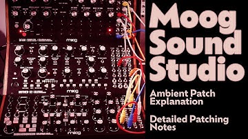 Patch Notes - Moog Sound Studio - Ambient Patching Tutorial
