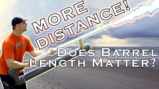 DOES BARREL LENGTH MATTER for a Bait Cannon??? How to get the MAXIMUM DISTANCE for a BAIT CANNON!