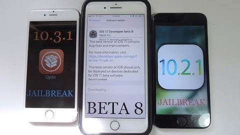 iOS 10.2.1/10.3.1 Jailbreak Coming Soon & iOS 11 Beta 8