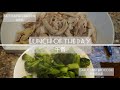 Salt baked chicken (盐焗鸡) and Garlic fried broccoli (蒜香西兰花) 12.24.20