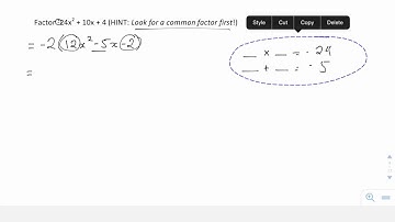 Factoring complex trinomials