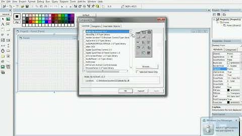 How to create a  common dialog box in viusal basic 6