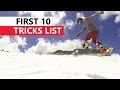 10 Snowboard Tricks to Learn First