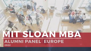 MIT Sloan: MBA Alumni Panel - Europe | 2022 screenshot 5