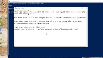 Docker chạy container Apache + PHP với source