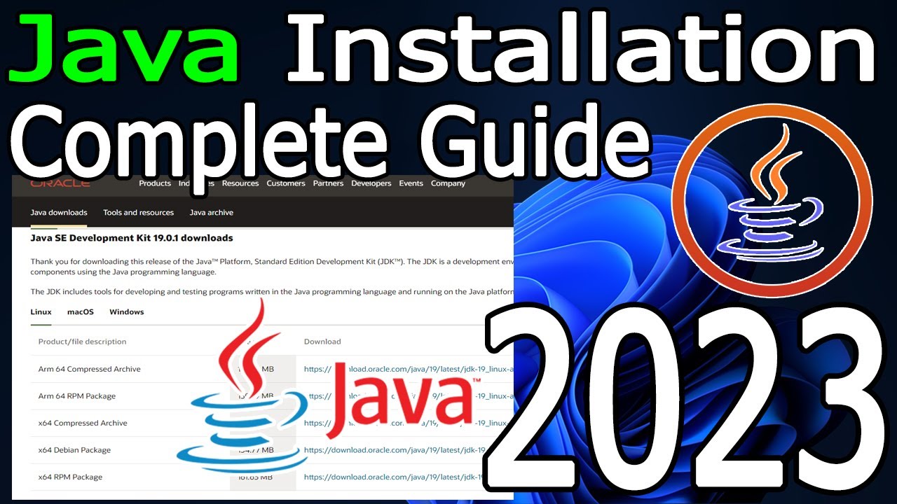 How To Install Java On Windows 10/11 [ 2023 Update ] Java_Home, Jdk  Installation - Youtube