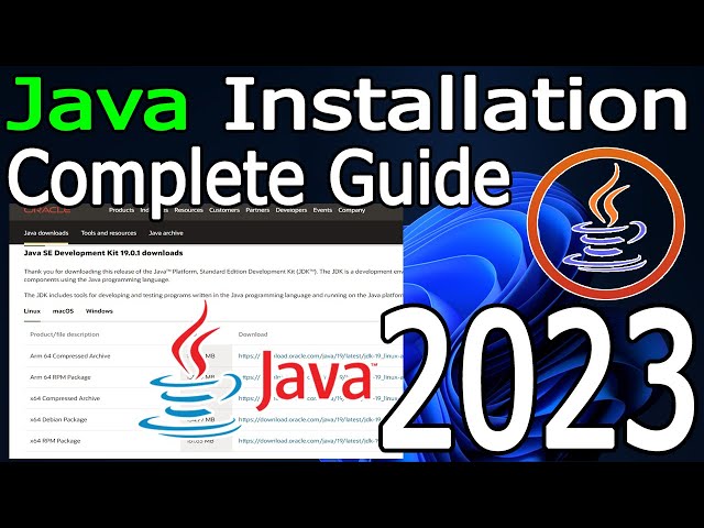 How to Install Java on Windows 10/11 [ 2023 Update ] JAVA_HOME, JDK Installation class=