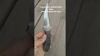 Pattern welded Fixed blade hunting knife
