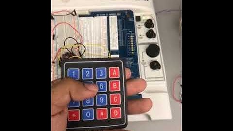Clemson Microcontrollers Lab 4 - Keypad Interface