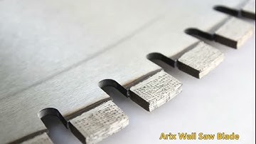 High quality laser welded arix core drill bit segment arix cutting blade