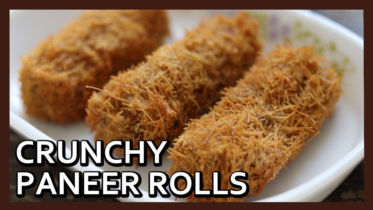 Crunchy Paneer Rolls | Kids Friendly Recipe | Tea Time Snack | Airfryer Recipe by Healthy Kadai