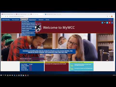 Navigating MyWCC at Whatcom Community College