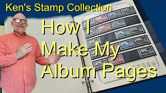How I Build My Stamp Album Pages