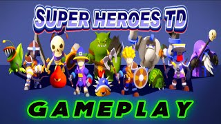 🔴 Super Heroes TD - Fantasy Tower Defense OFFLINE Android Gameplay 2021 screenshot 4