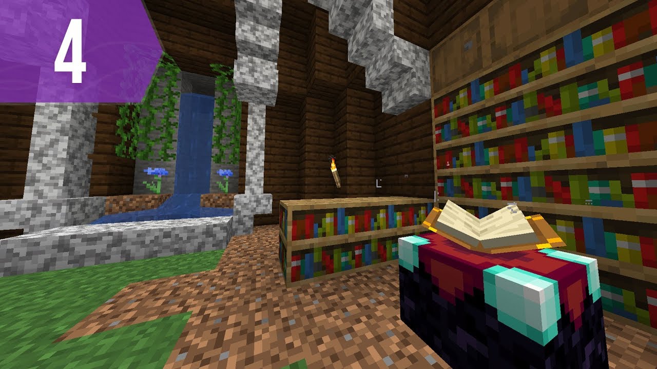 An Enchanted Enchanting Room Minecraft 1 14 Vanilla Survival Ep 4