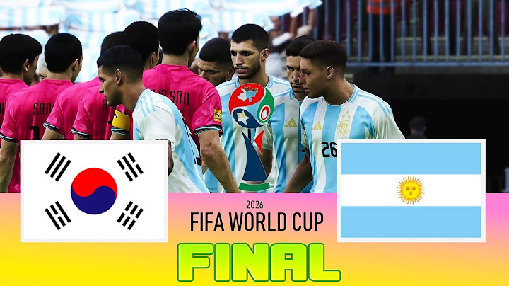SOUTH KOREA vs ARGENTINA - Final FIFA World Cup 2026  Full Match All Goals  Football Match