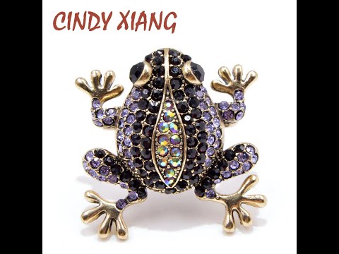 Женская брошь Cindy Xiang- винтажная брошка с искусственными булавками- 3 цвета купить с Aliexpress