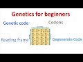 Genetics for beginners genetic code and codons 
