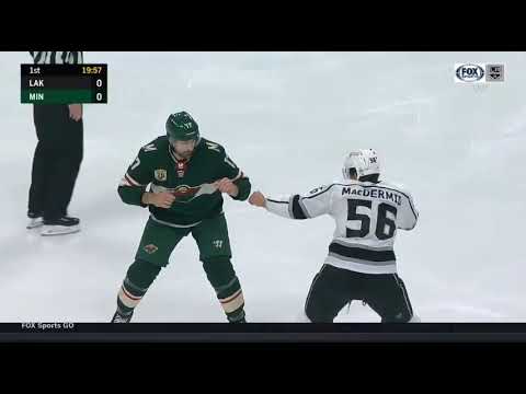Puck Drop, Gloves Drop: Marcus Foligno and Kurtis MacDermid Threw Hands  Right After The Opening Puck Drop - BroBible