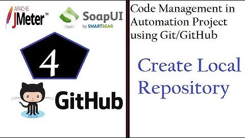Code Management (SoapUI & JMeter) - Create Local Repository