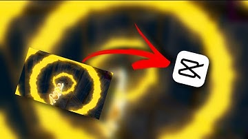 How to make this *INSANE* vortex effect | yellow glow effect on CAPCUT