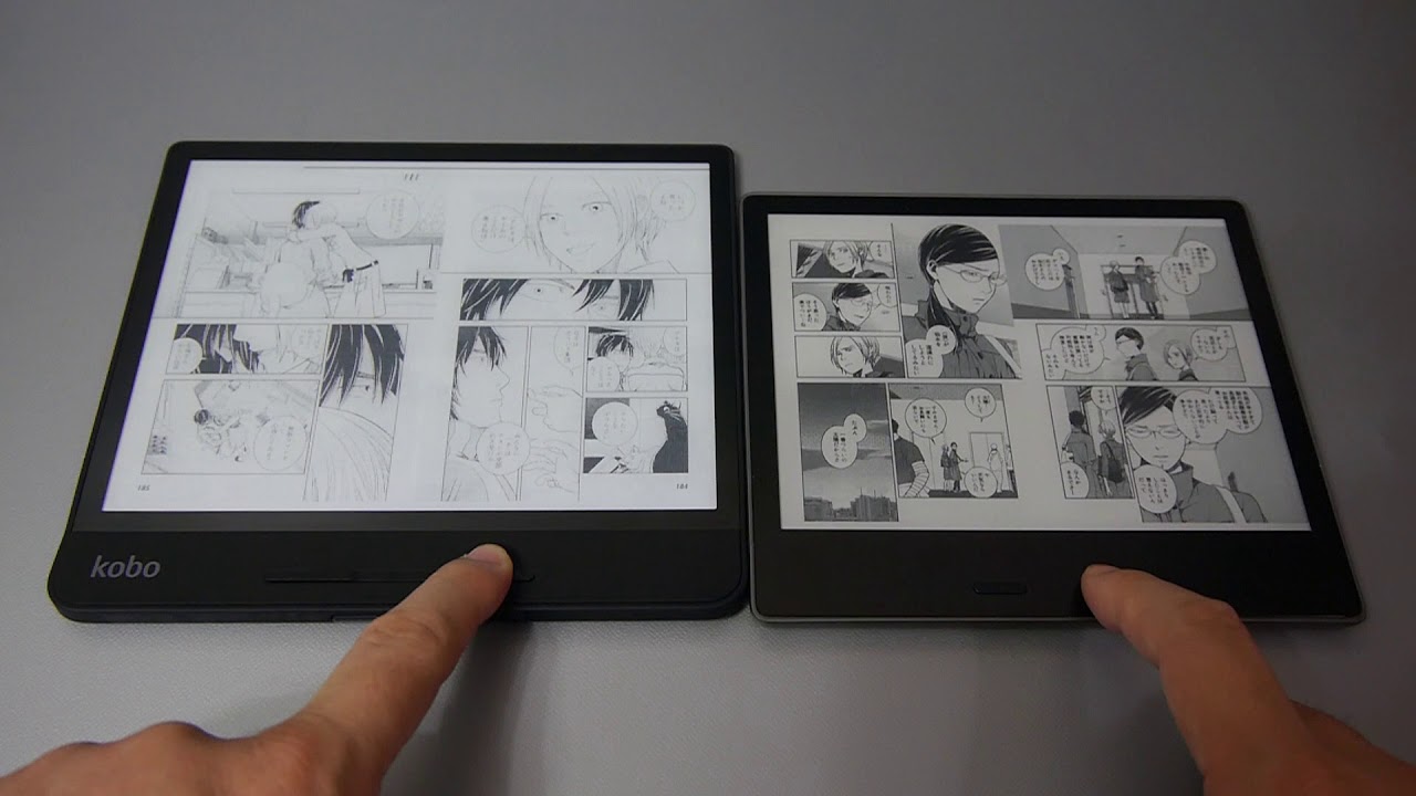 山口真弘の電子書籍タッチアンドトライ Ipad Miniとほぼ同サイズ表示の8型電子書籍端末 Kobo Forma コミックの見開き表示にも対応 Pc Watch