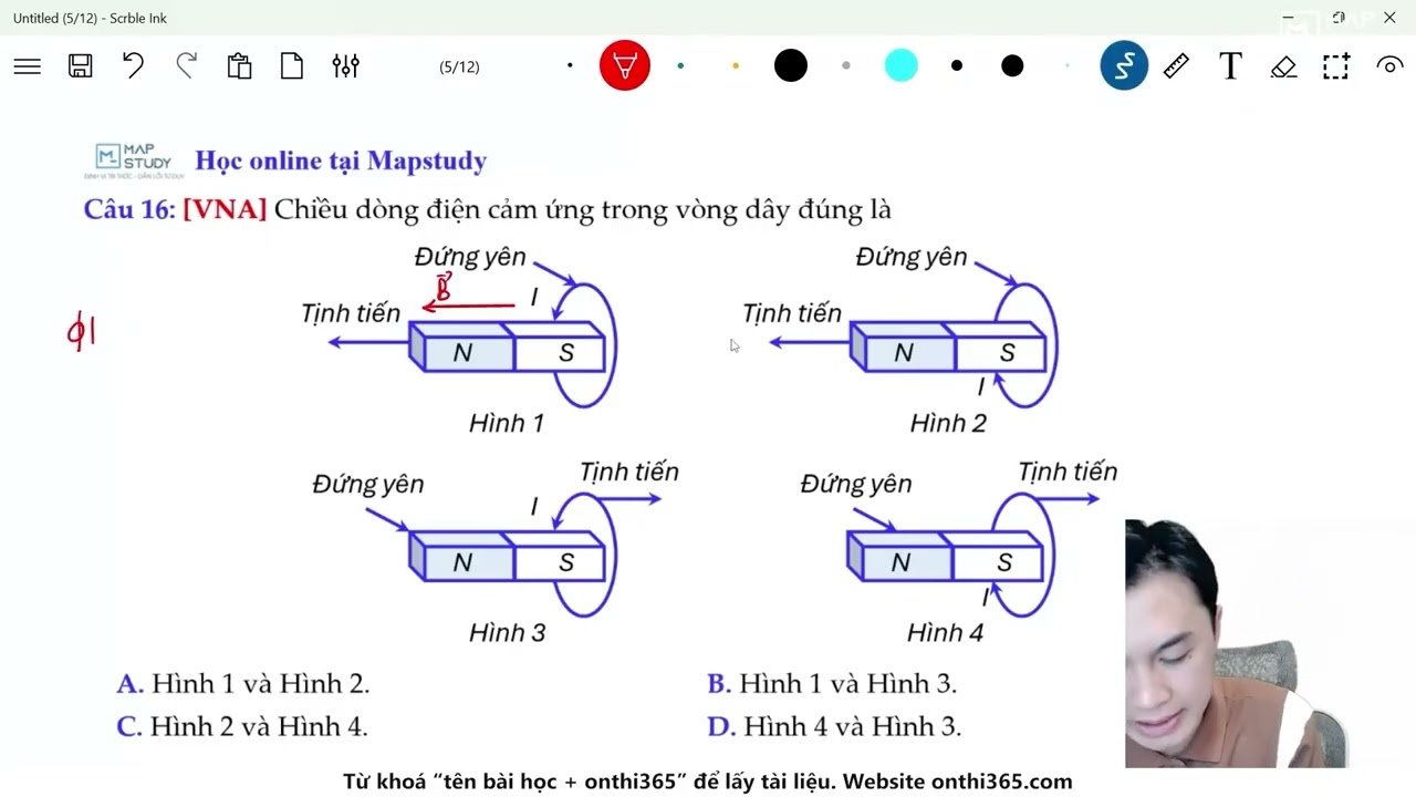 Bài Tập Hiện Tượng Cảm Ứng Điện Từ | Dạng Bài Trọng Tâm | Vật Lý 12