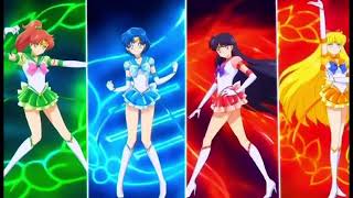 Sailor Moon Ost  Inner Senshi Crystal Power Theme extended