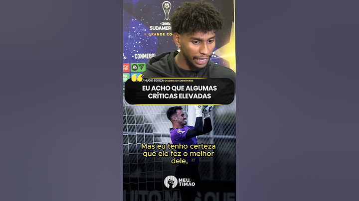 HUGO FALA SOBRE CRÍTICAS AO DONELLI NO CORINTHIANS