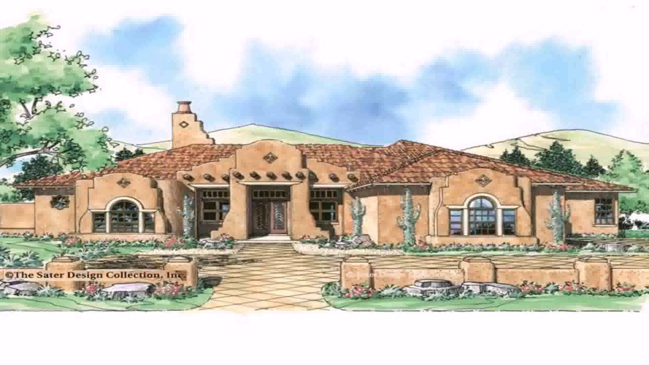 Small Pueblo Style House  Plans