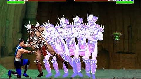 Mortal Kombat 3 Arcade on Raspberry Pi 4 - Sub-Zero defeats Shao Kahn