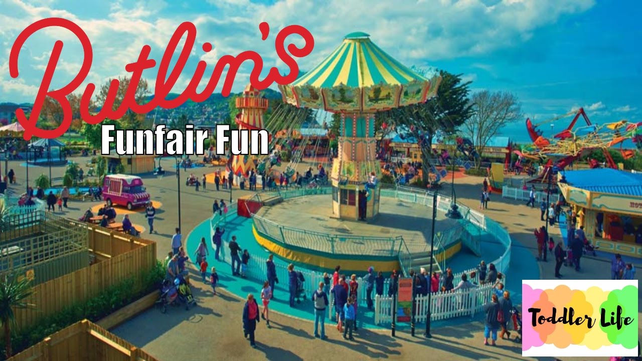 Funfair fun at Butlins Bognor Regis fun kids rides & traditional