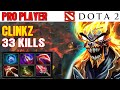 200 IQ [Clinkz] Dota 2 Like Monster 33 Kills. Game Play Watch &amp; Learn