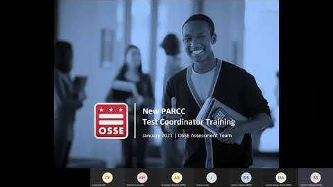 2021 New PARCC LEA Test Coordinator Training