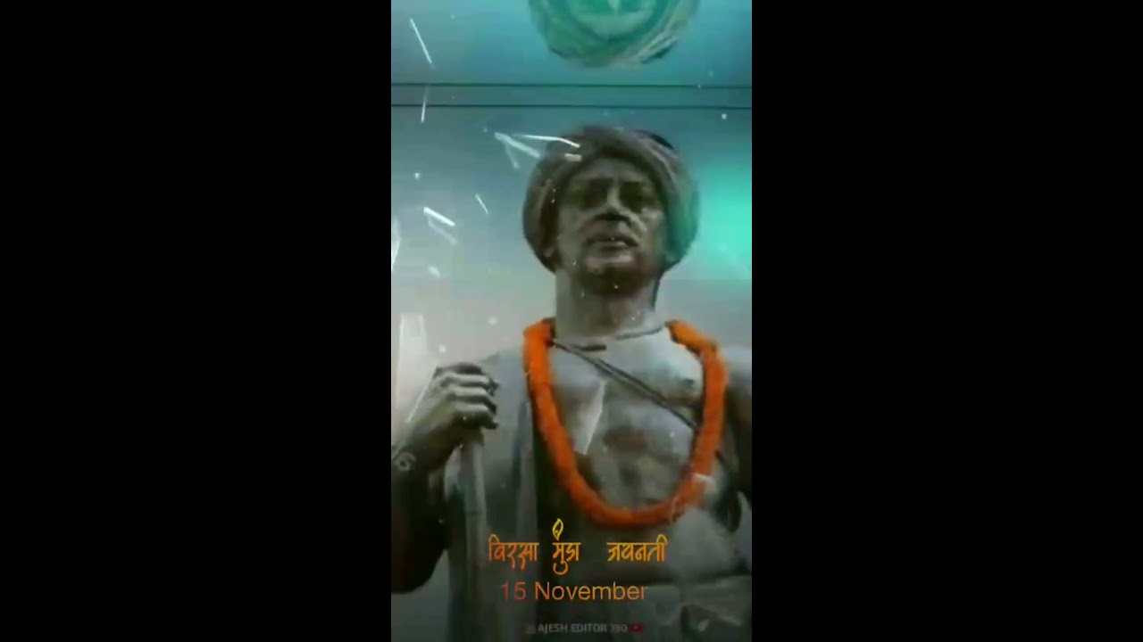 15 November birsa Munda status video WhatsApp Vir bagavan birsa Munda status video  shortsvideo