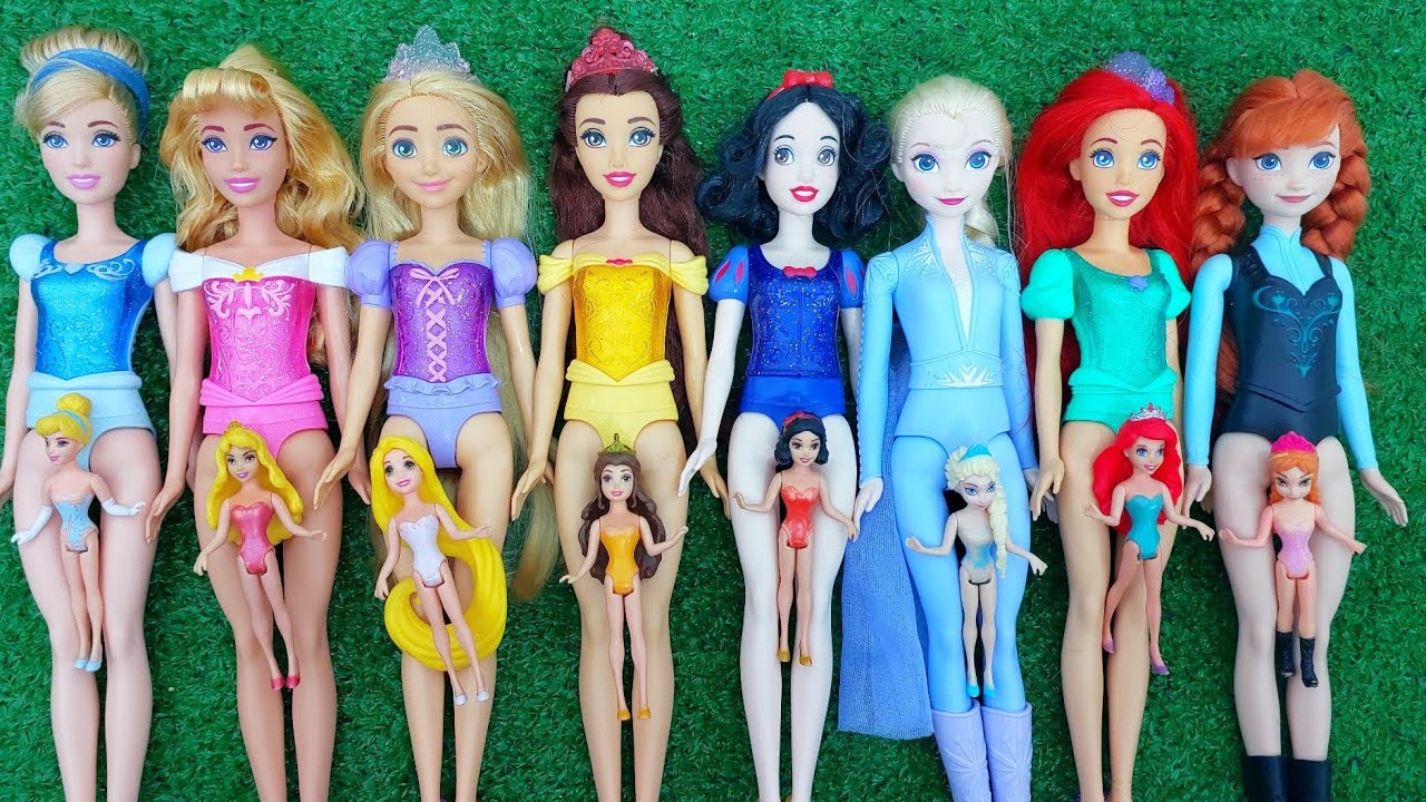 9:330 Minutes MATTEL Disney princesses Collection ASMR Satisfying Unboxing | Disney