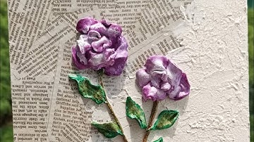 Sculpture Painting Decor with Mont Marte Crackle Paste #art #painting