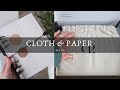 CLOTH &amp; PAPER HAUL | Minimal Planning &amp; Stationery Supplies